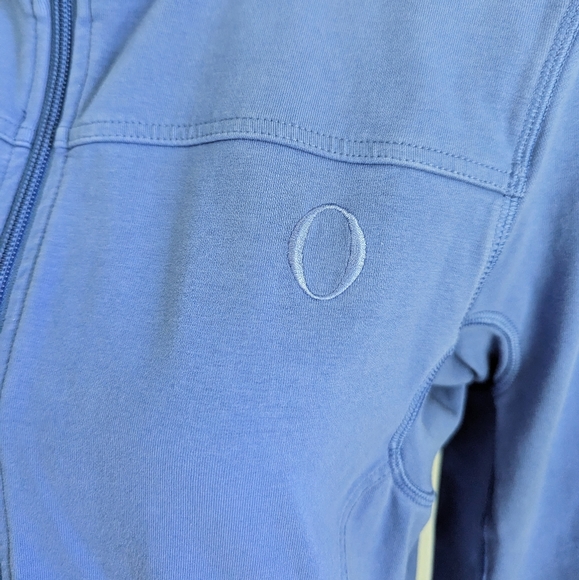 Oprah Winfrey The Oprah Store Full Zip Sweatshirt Jacket Periwinkle Women's XL 2 - Picture 4 of 9